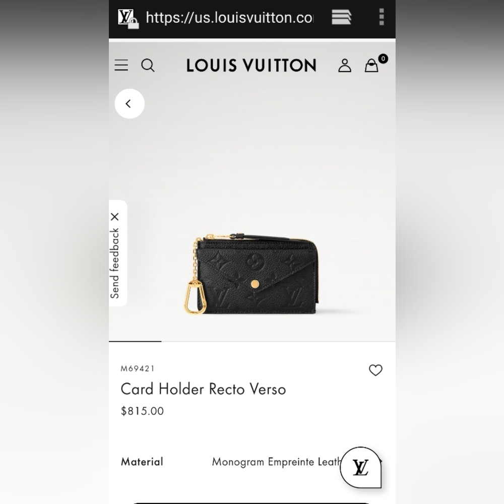 Louis Vuitton Card Holder Recto Verso - Picture 7 of 8